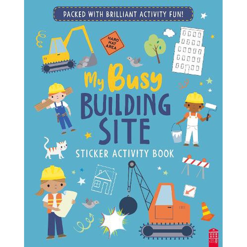 Busy Building Site Fun Construction Activity Book