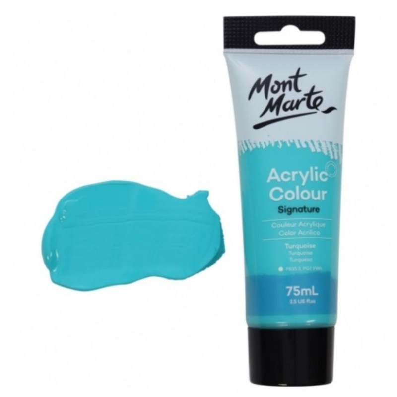 Mont Marte 75ml Acrylic Paint  Turquoise