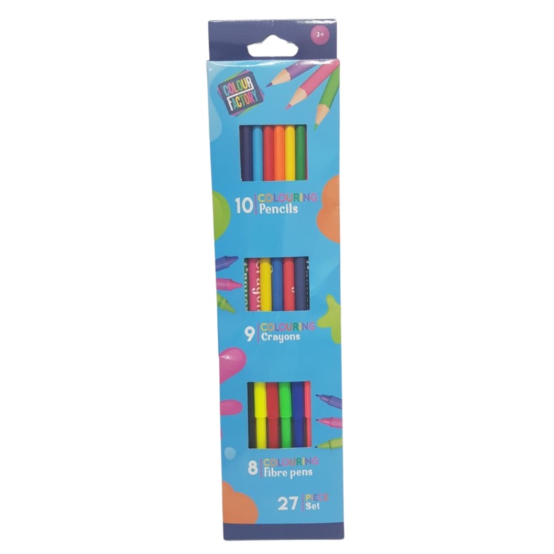 27-Piece Coloring Set   Art Set for Kids and Creative Fun