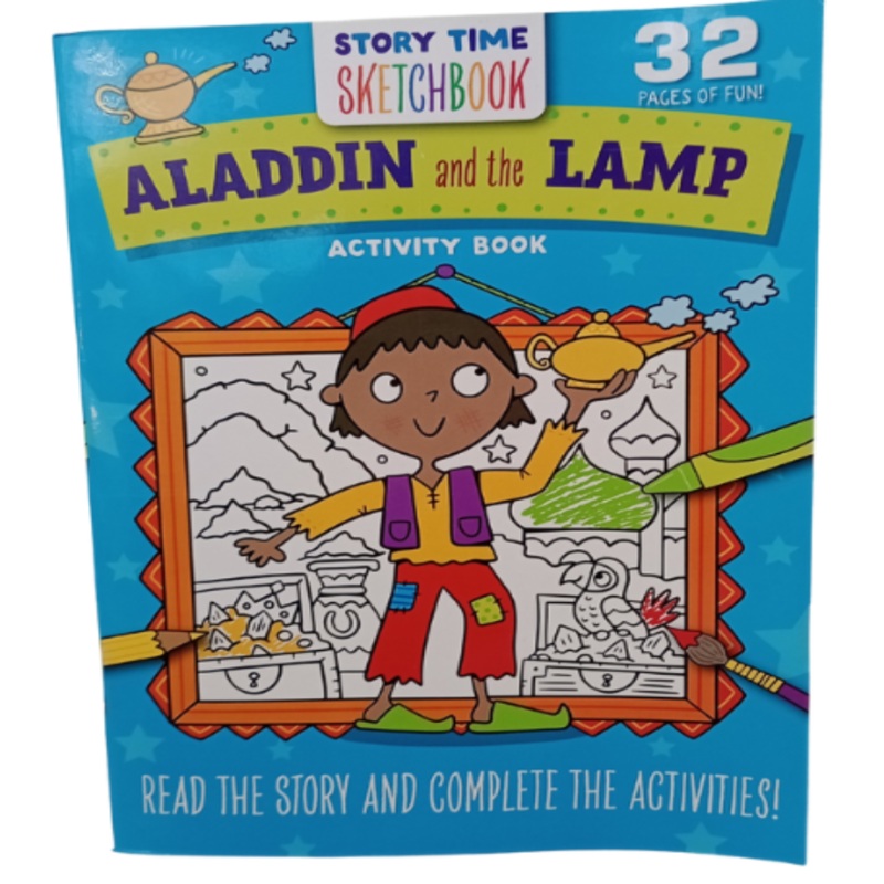 Aladdin and the Lamp Activity Book  32 Pages of Fun