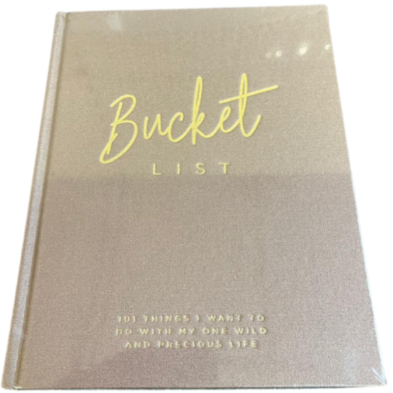 Bucket List Brown A5 Notebook  80 Pages