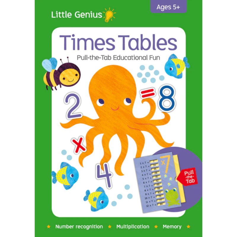 Little Genius Giant Flashcards Times Tables