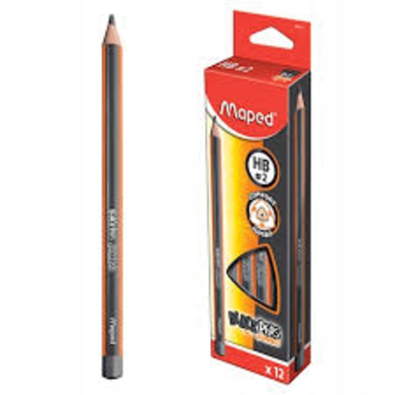 Black Peps Jumbo Triangular Pencil HB