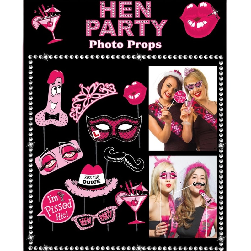 Hen Party Photo Props