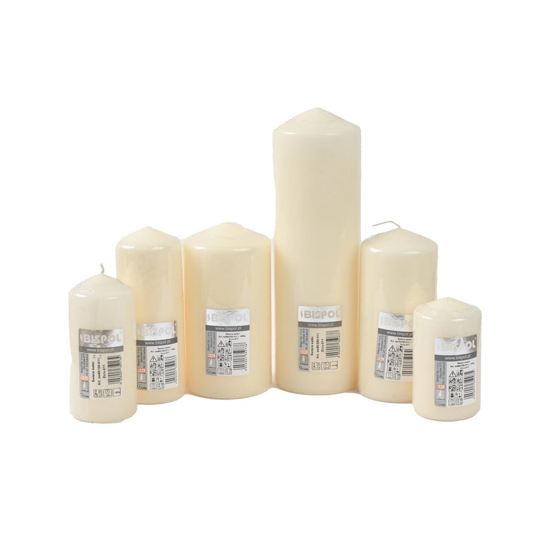Ivory Pillar Candle  450g