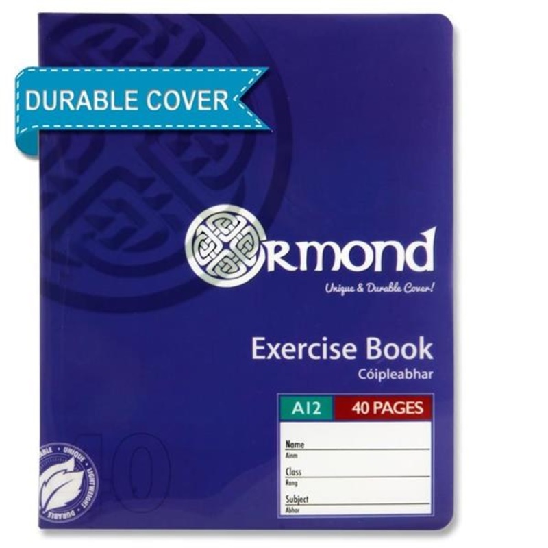 Ormond 40 Page of A12 Durable Cover