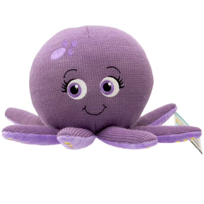 Plush Octopus  Soft, Cuddly, and Colorful