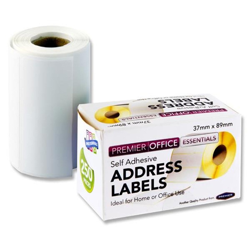 Premier Office Address Labels  Roll of 250 (89x37mm)