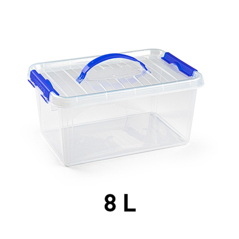 Storage Box 8L with Clip-On Lid and Handle