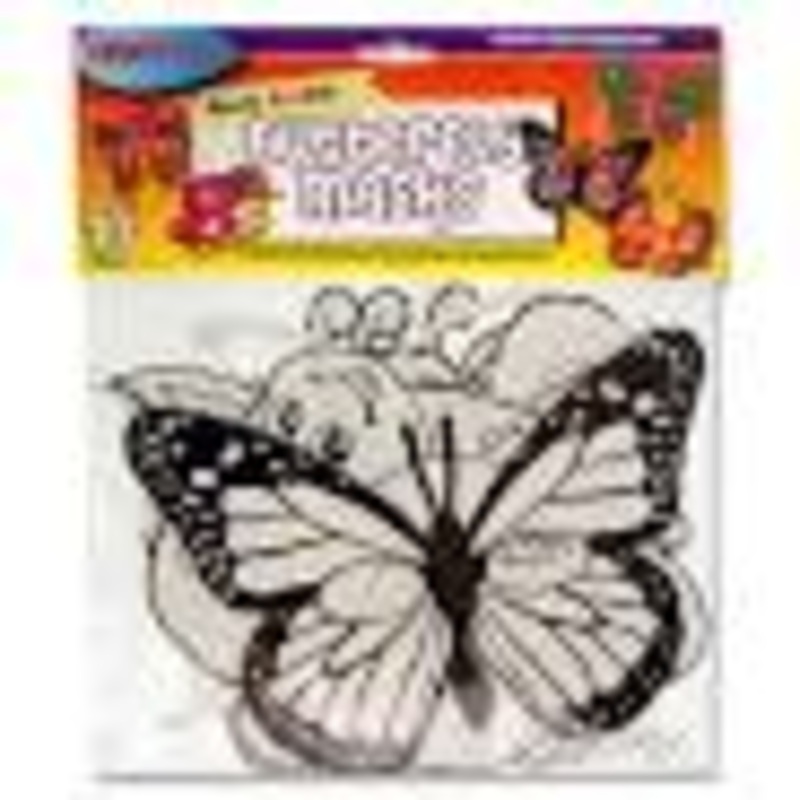 Crafty Bitz Pack of 10 Ready-to-Colour Butterflies