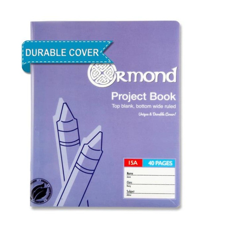 Ormond 40 pages of No.15A Durable Cover