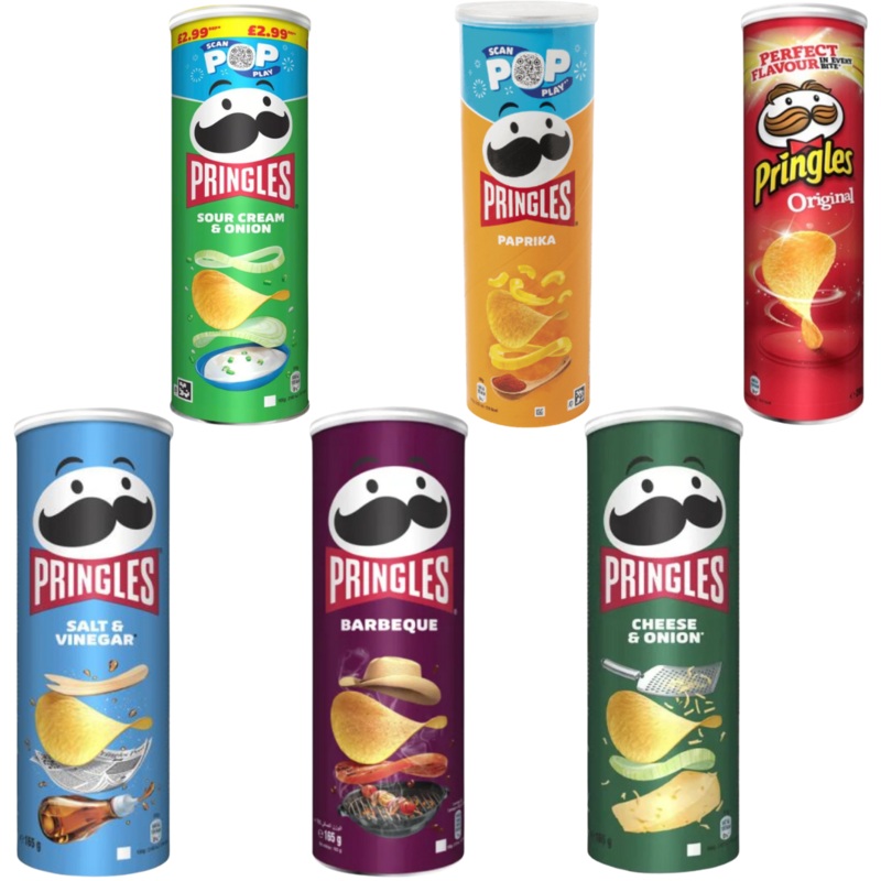 Pringles 165g 6 Flavours