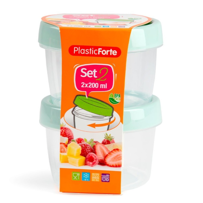 Set of 2 Mini Pots  200ml Each