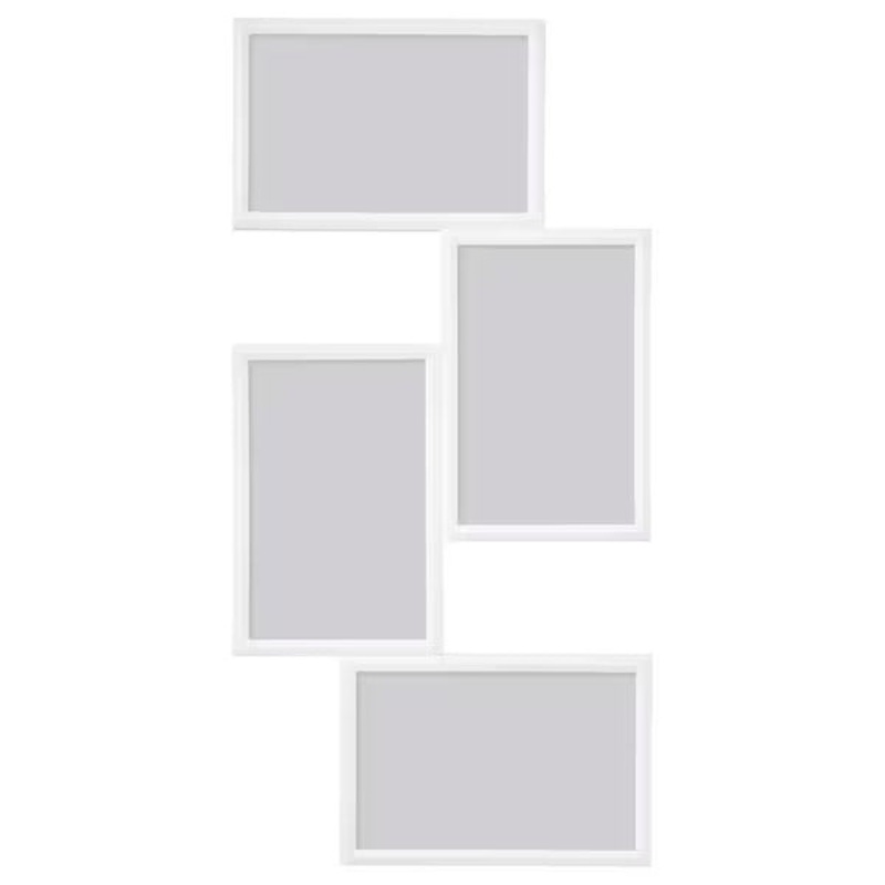 White Collage Frame 8x15.8 Inch