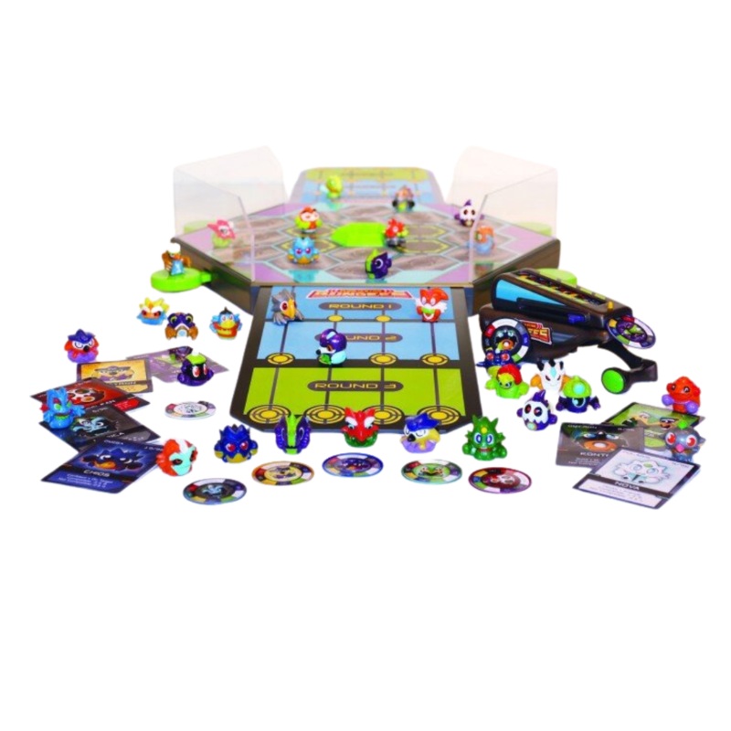 BattleGround Flick-to-Stick Playset  Interactive Action Toy Set