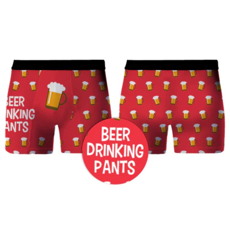 Mens Briefs X-Large  Beer Pants Print