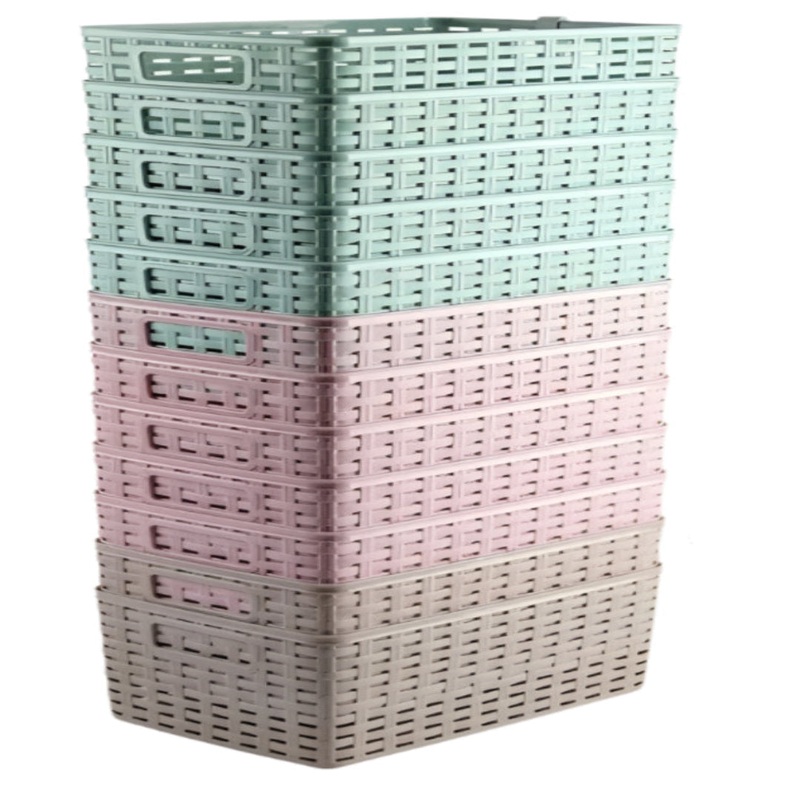n3 Rattan Basket 10L  24x33x15.5