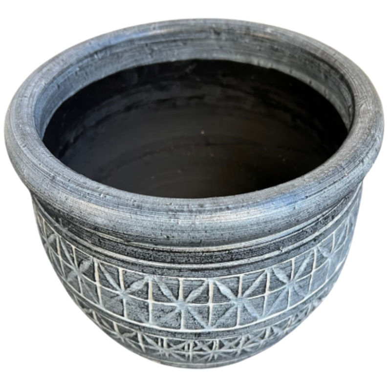 Pot Planter Small 8 x 8  Grey