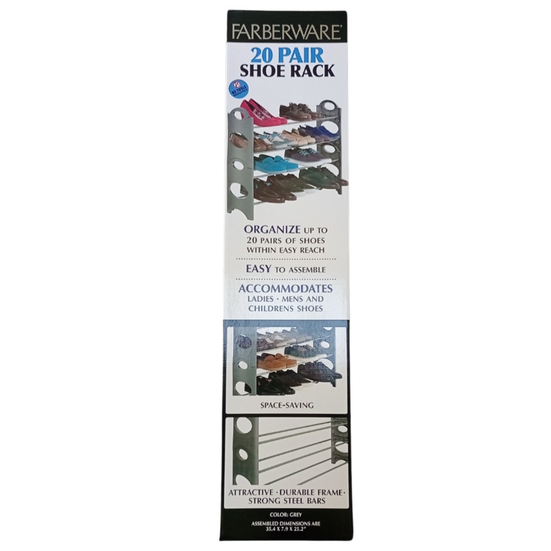 20 Pair Shoe Rack