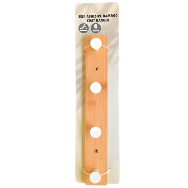 Bamboo Hook  Durable Wall Hook for Home Organization