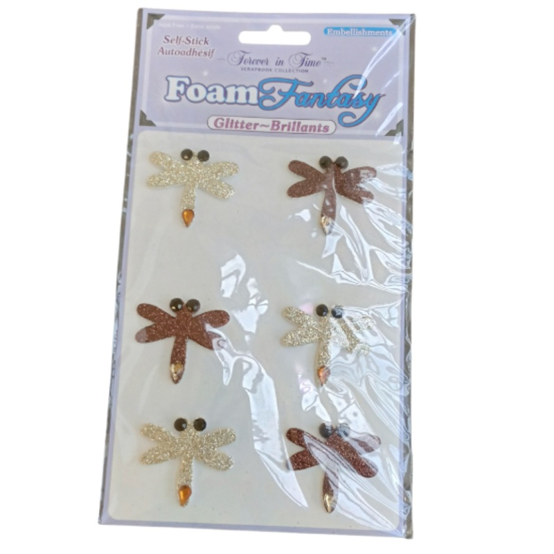 Dragonfly Dream Scrapbook Stickers