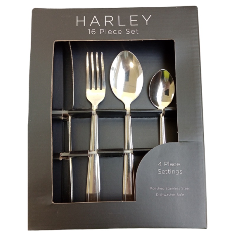 Pack Of 16 Stainless Steel Cutlery