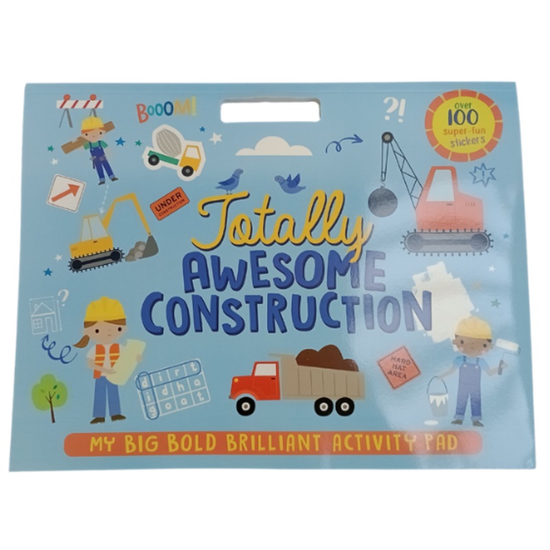 Totally Awesome Construction Big Activity Pad