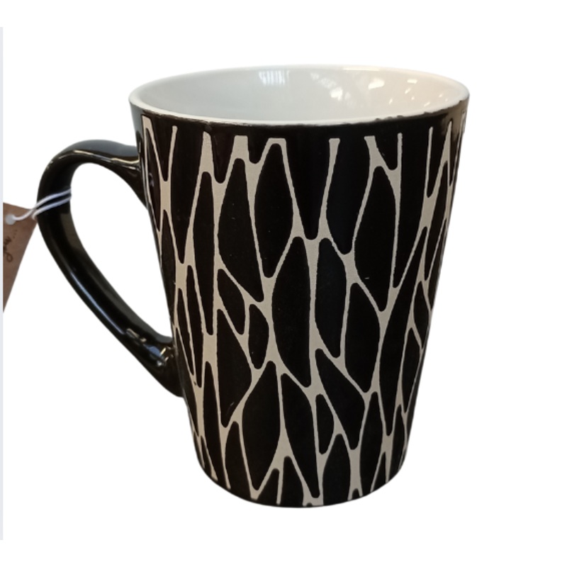 Wax Resistant Conical Mug 120oz Black