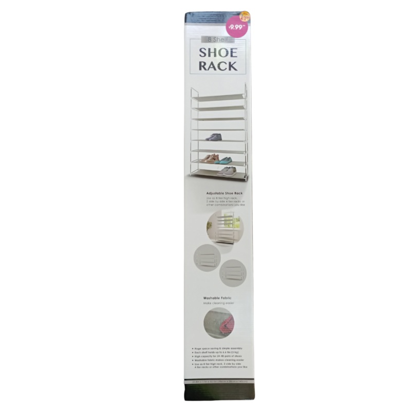8 Shelf Shoe Rack