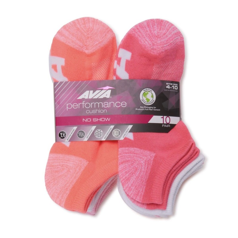 Avia 10-Pair Low Cut Socks  Comfortable