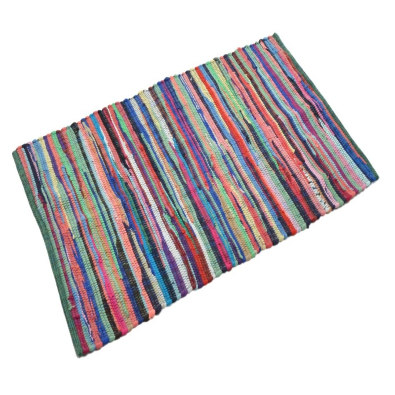 Multi Chindi Handloom Rag Rug Large