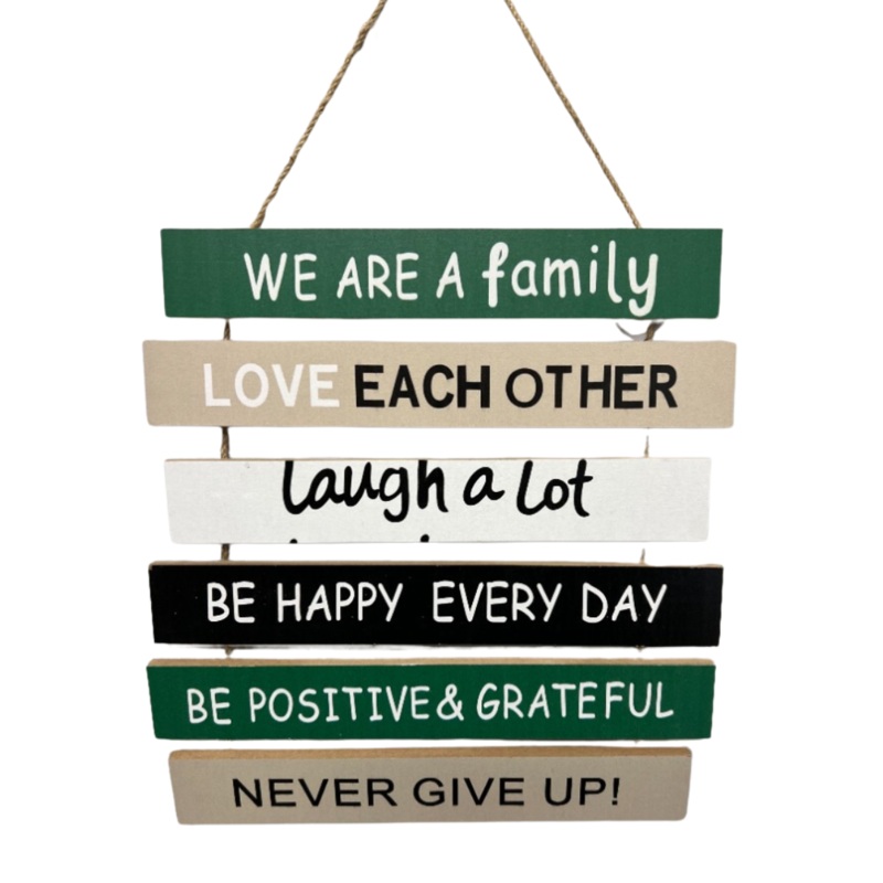 We Are Family Dcor Sign