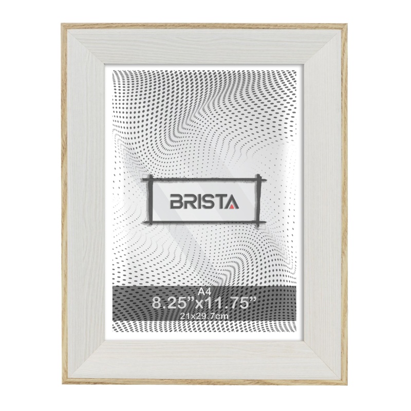 A4 Certificate Frame in Cream & Natural Finish