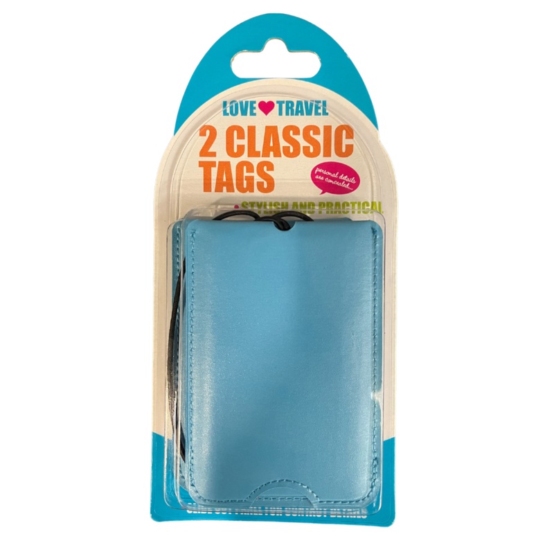 Classic Luggage Tags  Pack of 2