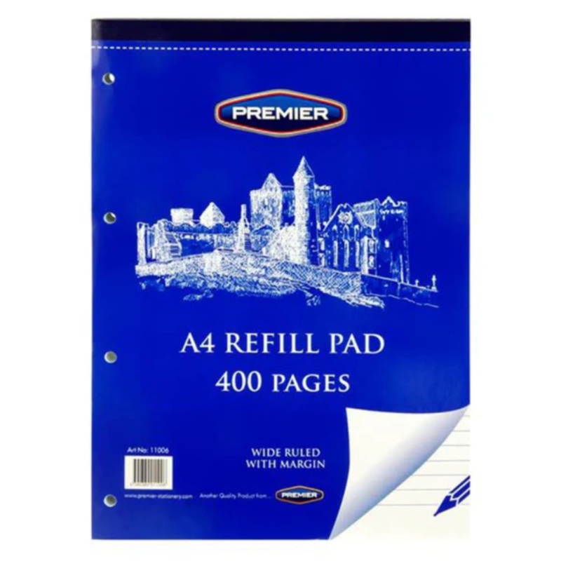 Premier A4 400-Page Refill Pad  Top Bound