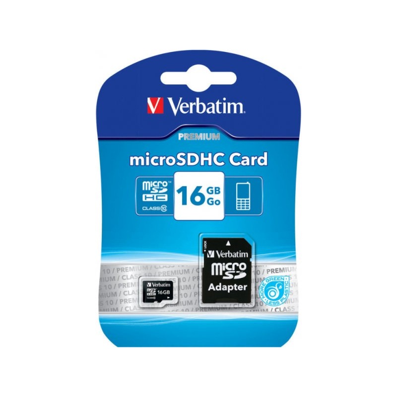 Verbatim Micro SDHC Card Class 16GB
