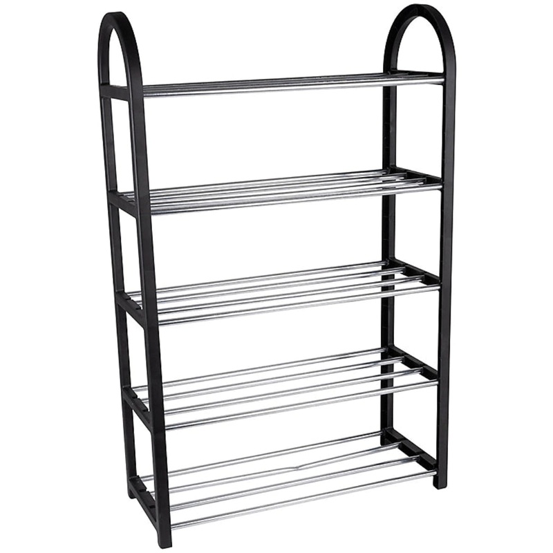 5-Tier Shoe Rack  Space-Saving Self Organizer