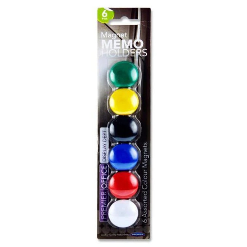 Concept Magnetic Memo Holders  Set of 6
