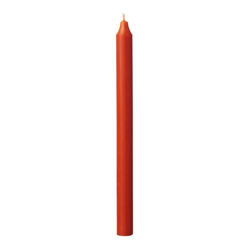 Dark Orange Stick Candles 22 x 290mm