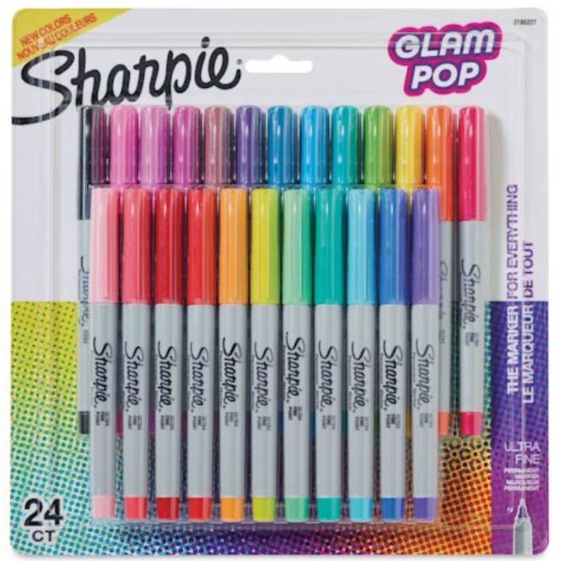 Sharpie Glam Pop 24 Permanent Markers