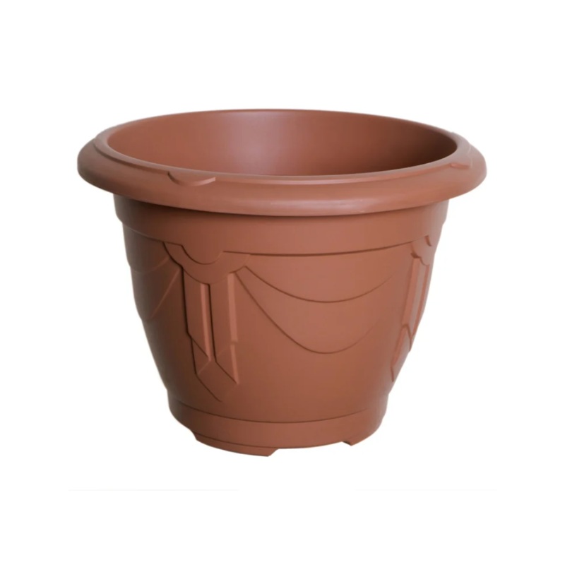 43CM Round Venetian Planter  Terracotta