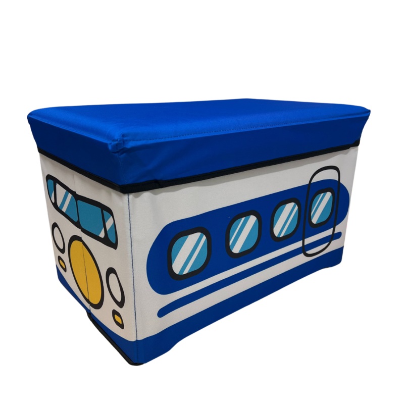 Bus Series Storage Stool - Train