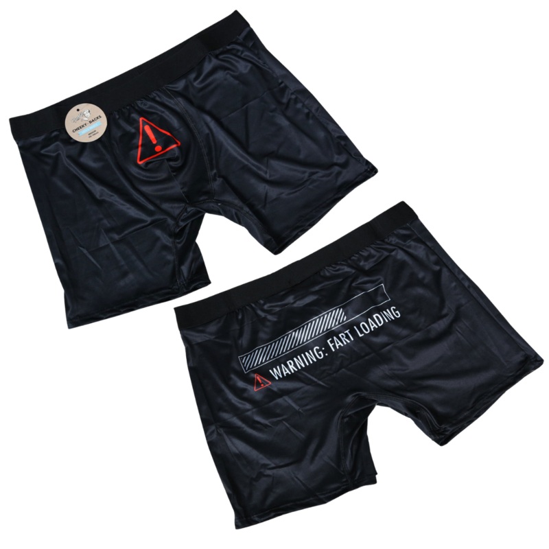 Men's Brief  "Fart Loading" Funny Underwear (XL)