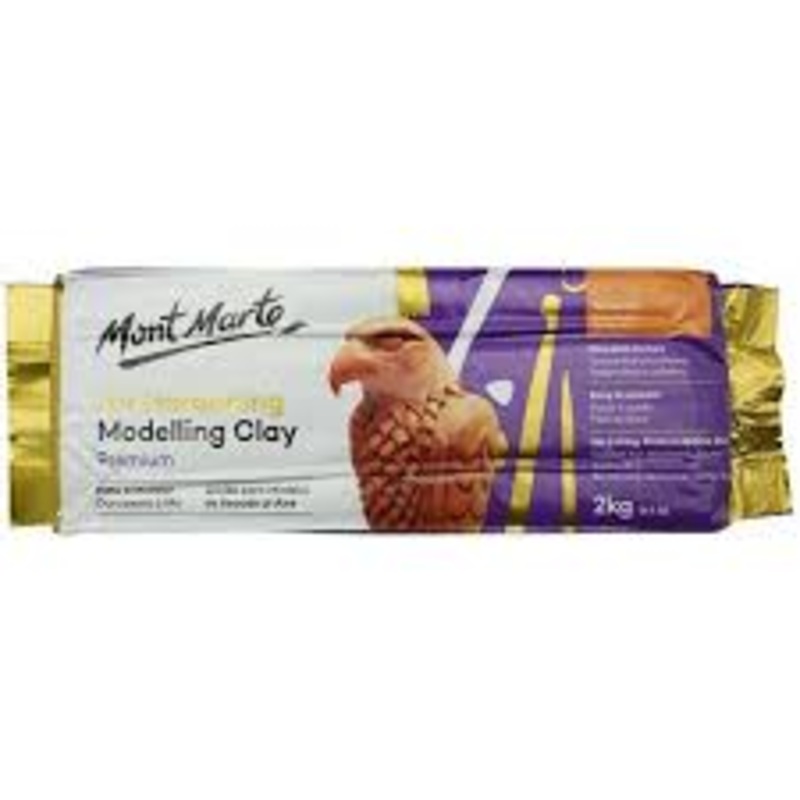 MM Air Hardening Modelling Clay - White, 2kg