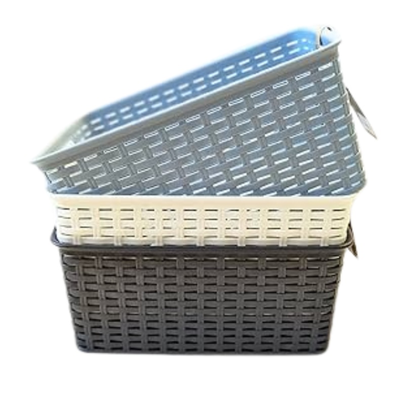 Plastic Forte Rattan Basket No. 3