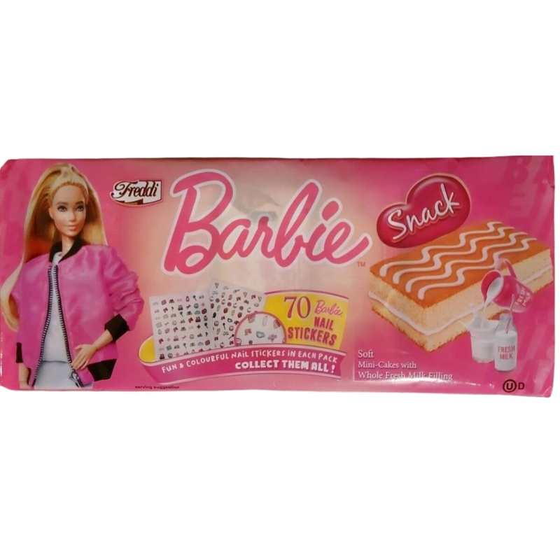 Barbie Snack Milk cream w/Stickers 250g