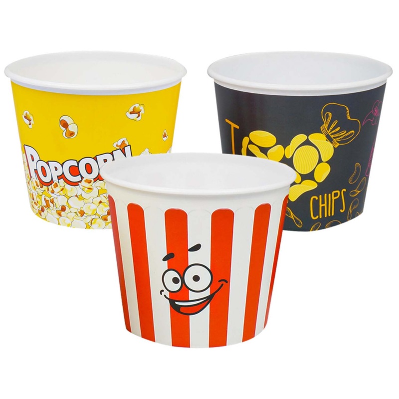 Chips and Popcorn Buckets