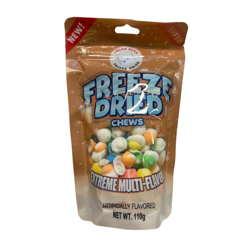 Freeze Dried Chews extreme multi-flavour
