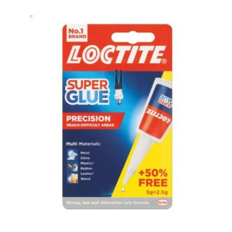 LOCTITE Precision Super Glue 5g + 50% Extra