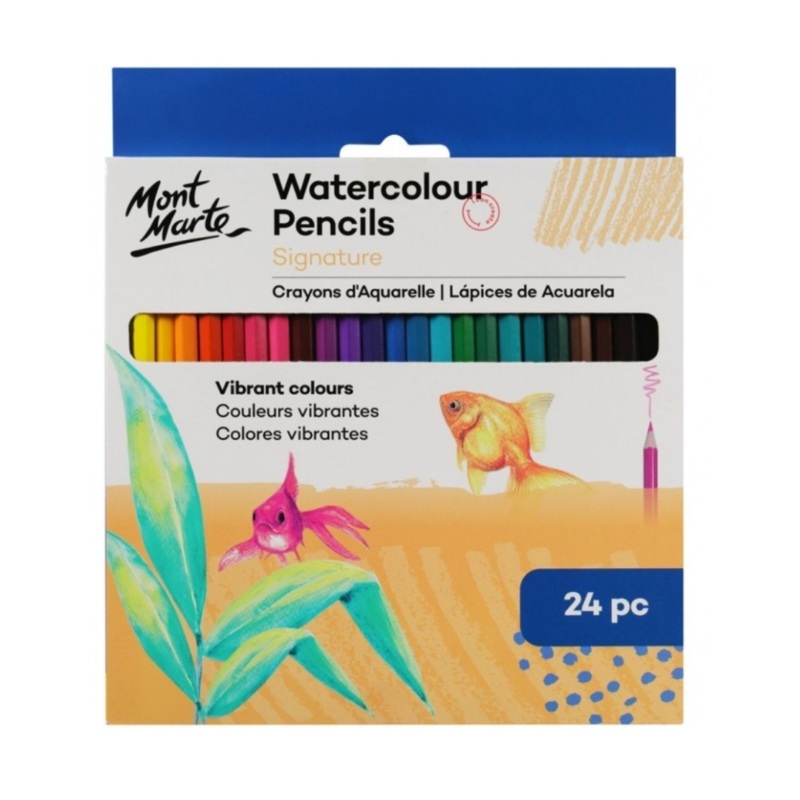 MM 24PC Watercolour Pencils